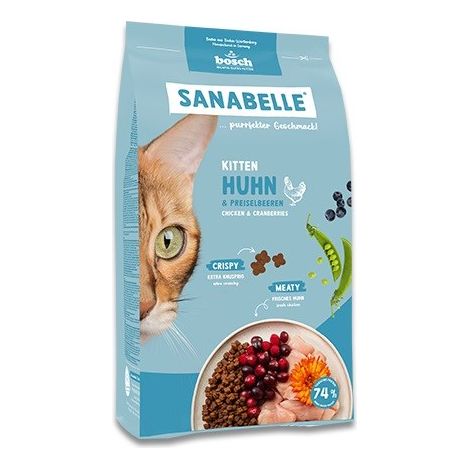 Aliment pour chatons BOSCH Sanabelle à la volaille 8 kg (1/2)