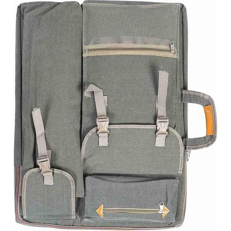 Artistes de Sacs Portables - Grand Sac Multifonction Canva pour Planche à Croquis (Gris fumé) (1/5)