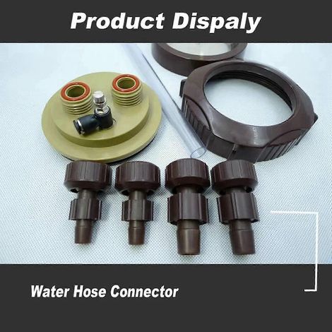 atomiseurs de CO2 transparents, diffuseur turbo externe super puissant pour aquarium, plantes aquatiques et installation aquatique OPWHBYV (1/4)