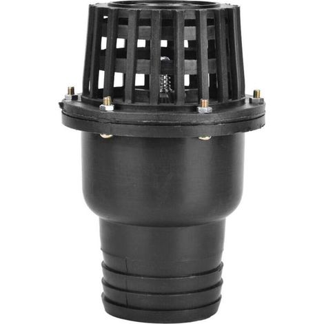 Clapet anti-retour plat basse pression pour pompe à eau, en PVC noir, pour machines hydrauliques (3")-DOU