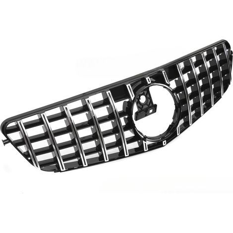 Grille calandre Mercedes classe C W204 de 2007 a 2014 Look GT Noir Chrome-42692783 (1/4)