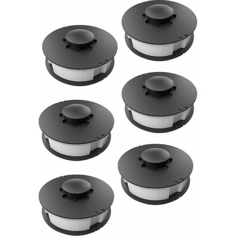 Lot de 6 bobines de rechange double fil 10m – Nylon haute qualité pour tondeuse électrique EINHELL GC-ET4530 – Coupe précise en zones difficiles (1/5)