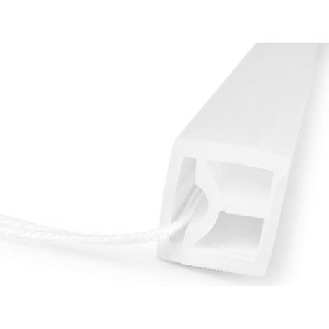 Silikonhülle - Verwandelt LED-Streifen in Neon Flex - 16x16 mm -