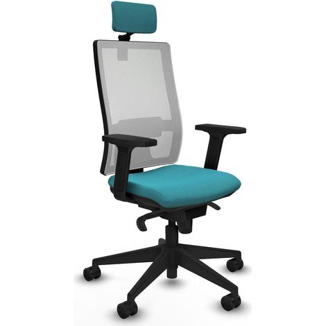 Piqueras et Crespo 2D066N2 Chaise de Bureau Turquoise (1/3)