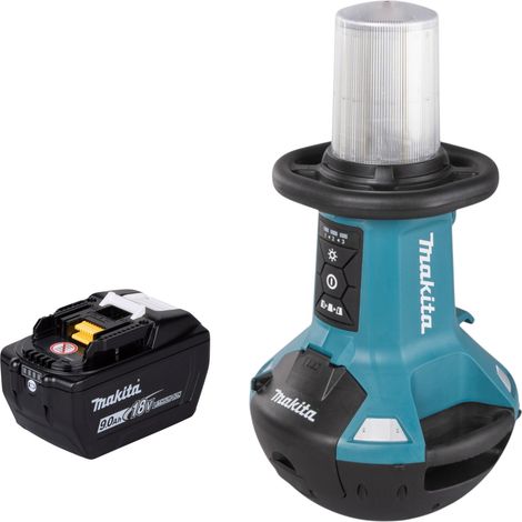 Makita DML 810 Z Lampe LED à batterie 18 / 36 V (2 x 18 V) 5500 lm IP54 + 1x batterie 9,0 Ah - sans chargeur (1/5)