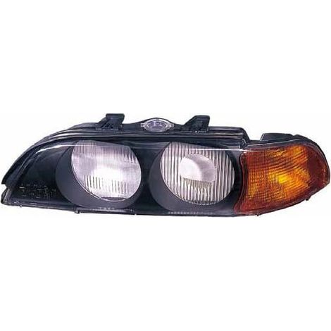 Verre de phare avant gauche orange BMW Série 5 E39 phase 1 1995-2000