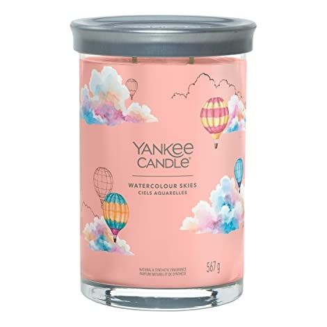 Yankee candle - watercolour skies signature tumbler candle akvarelova obloha - vonna svicka 5670g (1/3)