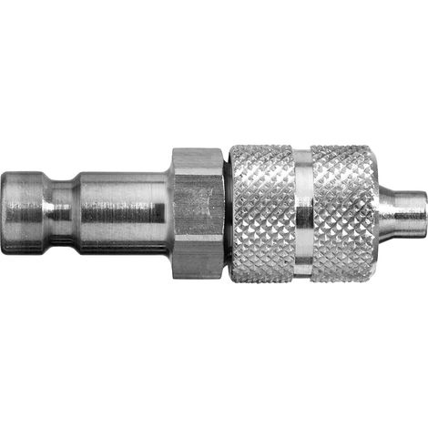 Raccord rapide pneumatique Legris, Tuyau cannelé vers Femelle, Mâle Profil rectus, Walther en Acier inoxydable 304 ( Prix pour 1 )
