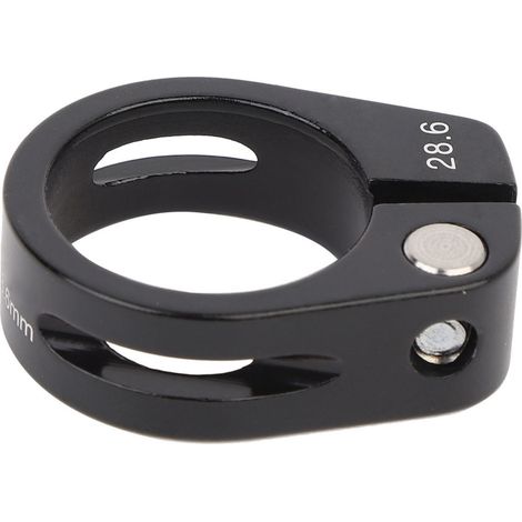 Collier de serrage en V pour tuyau d'échappement CANSUCC 28,6 mm en alliage d'aluminium, type boulon, pour moto (noir) (1/5)