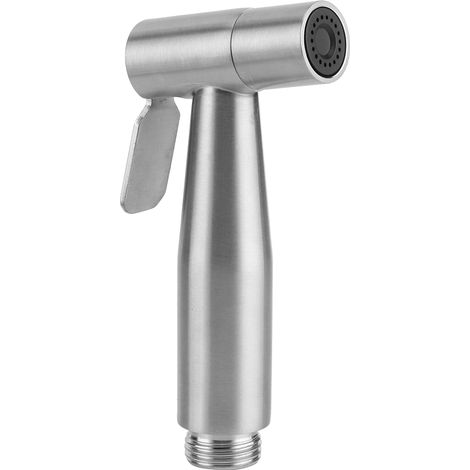 Edelstahl-Handbrause-Set für Toiletten und Baby-Stoffwindeln, inklusive Schlauchhalter für Badezimmer, G7/8 Zoll (US-Größe) (1/5)
