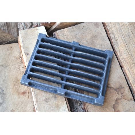 CA161 - 21,5 x 15,5 cm - Rejilla de hierro fundido para estufa, chimenea, cocina (1/5)