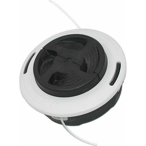 GABRIELLE Tête de débroussailleuse C26-2 de rechange pour Stihl FS 55/56/70/94/91/111/131/240 - Filetage à gauche M10 x 1,0 - Alimentation du fil par frappe au sol (1/4)