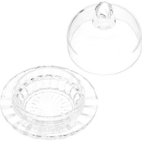 Bonbonnière en verre avec couvercle, petit bocal hermétique pour conserver les aliments (1/5)