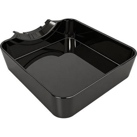 Bac de récupération d'eau pour lave-linge à chargement frontal, réutilisable et doté d'un entonnoir. Protection contre les odeurs et les taches. Nettoyage et séchage du sol. Évier et linge. (1/5)