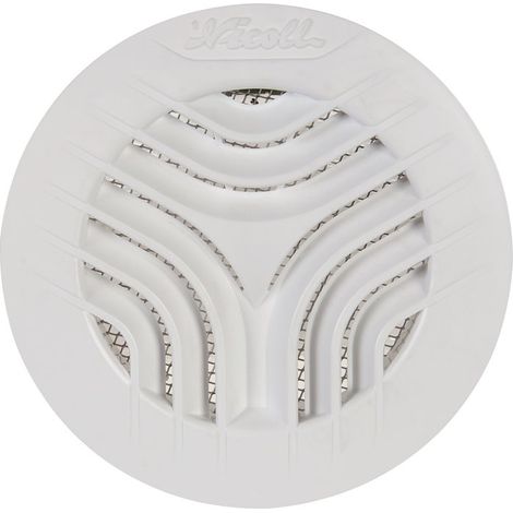 Girpi – Grille aération VMC ronde blanche Ø 100 mm – Moustiquaire intégrée – Installation facile pour pièces humides – Surface de ventilation 42 cm² (1/2)