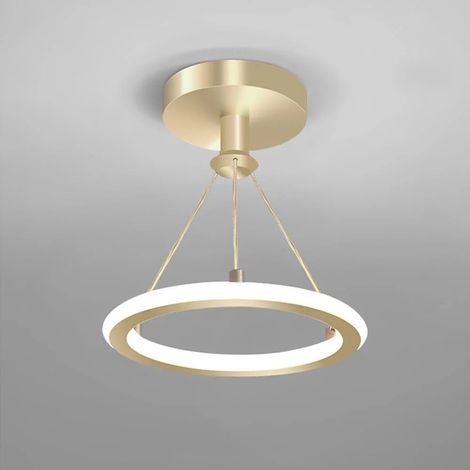 Suspension LED à intensité variable températures de couleur 3000K/4500K/6500K plafonnier salle à manger 3 Or (1/4)