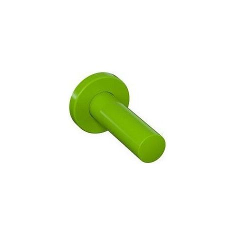 Porte-rouleau papier WC SÉRIE 477 d : 33mm. avec rosace d : 70mm vert pomme