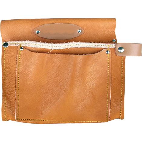 BORSA CARPENTIERE CUOIO/FIORE 2 tasche  - SIDEX