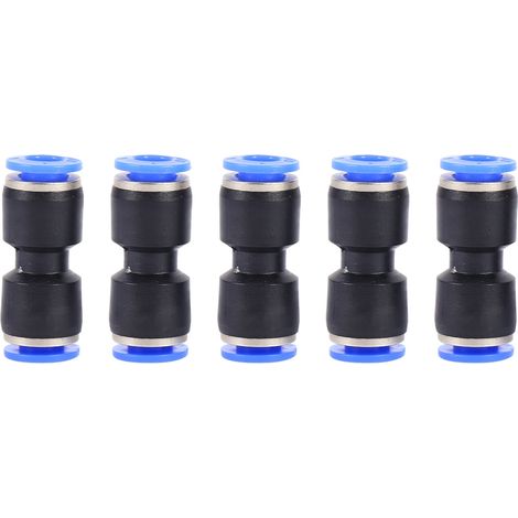Pneumatic Push In Fittings Air Valve Water Hose Pipe Connector Joiner