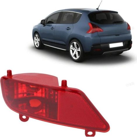 Auto-Nebelschlussleuchte, Ersatz-Autozubehör, kompatibel mit Peugeot 3008 5008 2009–2016 (Links)