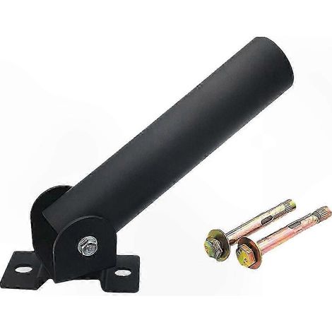 Support mural ou au sol pour rangement T-Bar, support de fixation 50 mm, organiseur d'accessoires de musculation, plateforme polyvalente (1/5)