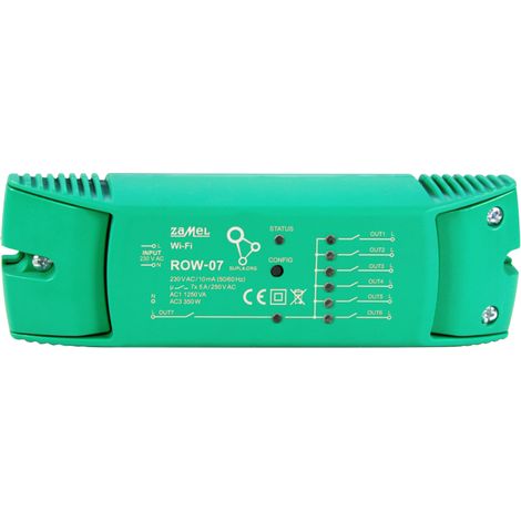 Récepteur Wi-Fi en saillie 7 canaux Supla ROW-07 Zamel (1/3)