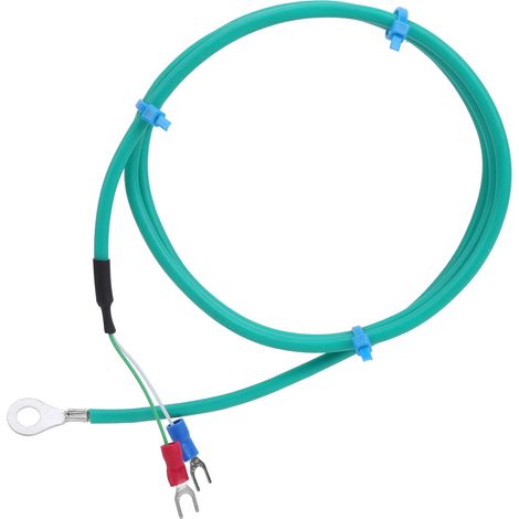 Sonde thermocouple de type K avec fil de mesure de température en silicone à trou rond SMD, 0-200℃ (5 mètres). (1/5)