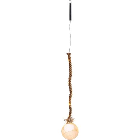 Sfera pallina di natale per albero in vetro con luce a led (1/2)