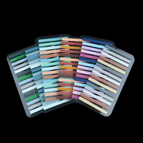 Sticky Notes - Transparentes Haftnotiz-Set - Pour Marquage Livres Documents Bureau Étude - 1800 Pièces (1/5)