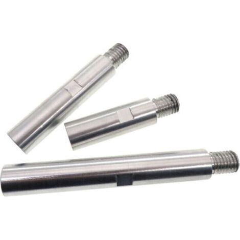 3 pcs en alliage d'aluminium barre d'extension de meuleuse d'angle M14 barre d'extension de meuleuse d'angle 75mm100mm 140mm M14 adaptateur de vis pour outils de polissage et de meulage (1/4)