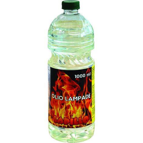 Olio normale per lampade e torce - lt.1 in flacone - 12 pz
