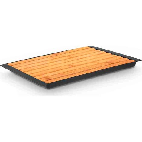 TABLA CORTAR PAN NEGRA 38X27CM KINVARA (1/2)