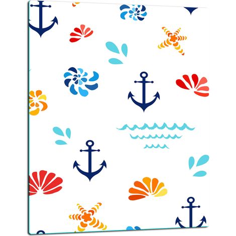 TAGLIERE IN VETRO 40x52 ANCHOR (1/5)