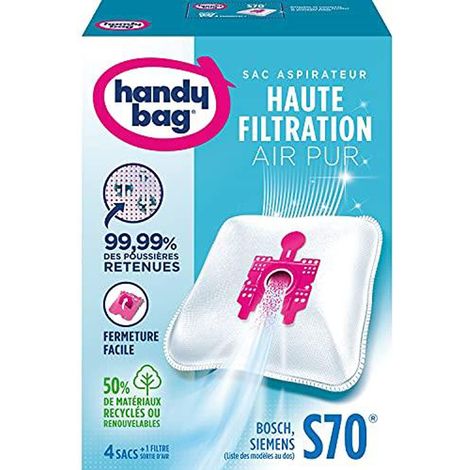 Handy Bag, S70, Sacchetti per aspirapolvere, compatibili con Bosch, Arriva, Siemens, Smily Super SX (1/5)
