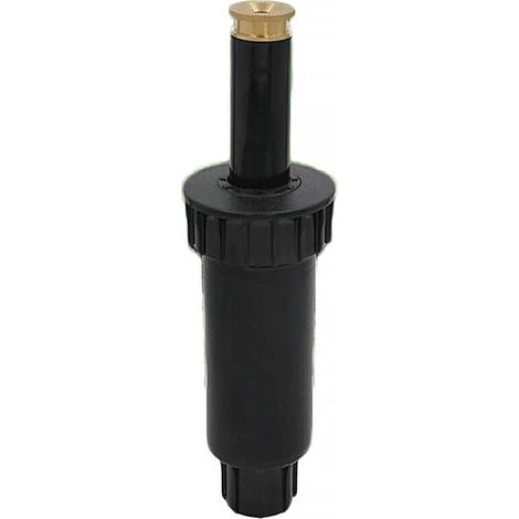 SHINING HOUSE Sprühsprinkler, um 360 Grad verstellbare Versenkregner, automatisch einziehbare Bewässerungsdüse, Rasenbewässerungssystem, 1 Stück (360 Grad), Schwarz (1/5)