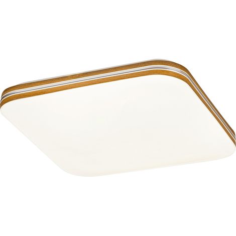 Plafonnier LED carré blanc 33cm 18W Oscar2 Rabalux (1/4)