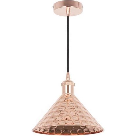 Maxim pendentif 1xe27 h.reg.xd.24cm cuivre