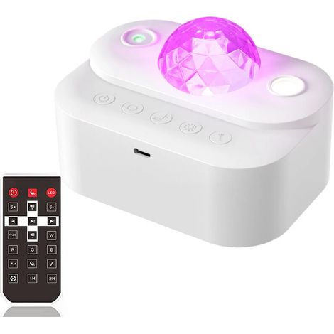 Projecteur d'étoiles, lampe projecteur LED galaxie pour chambre, projecteur de ciel étoilé avec haut-parleur Bluetooth intégré. (1/5)