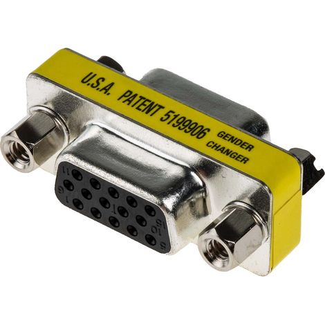 Adaptateur Sub-D 15 Femelle vers Sub-D 15 Femelle RS PRO ( Prix pour 1 ) (1/3)