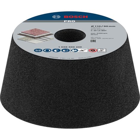 Bosch PRO Metal Meule conique 90 x 110 x 55 mm G30 - 1608600240