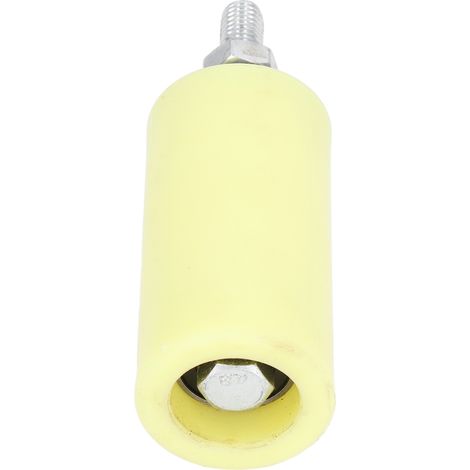Rouleau guide pour portail coulissant en nylon résistant, support de coulissement tubulaire M12, longueur 100 mm, pour mur arrière (1/5)