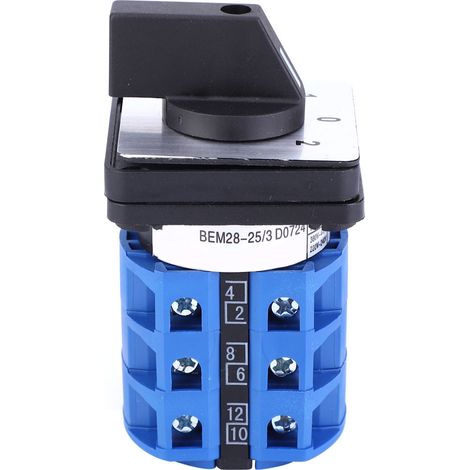 BERM BEM28-25/3 D0724 Universal-Umschalter 690 V 25 A 3-Positionen-Drehschalter (1/5)
