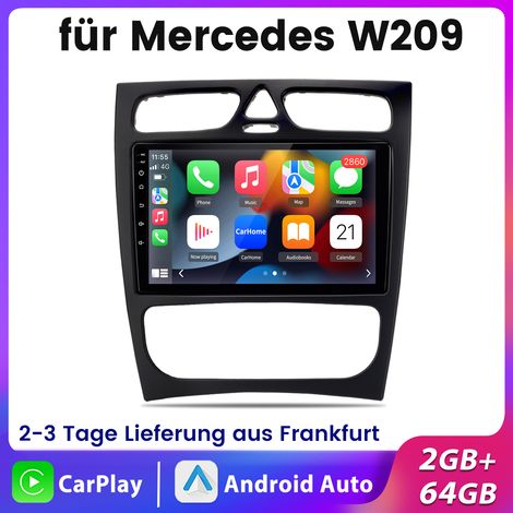 Autoradio JUNSUN Pour Mercedes-Benz CLK W209 W203 Android 14 CarPlay 2+64GB (1/5)
