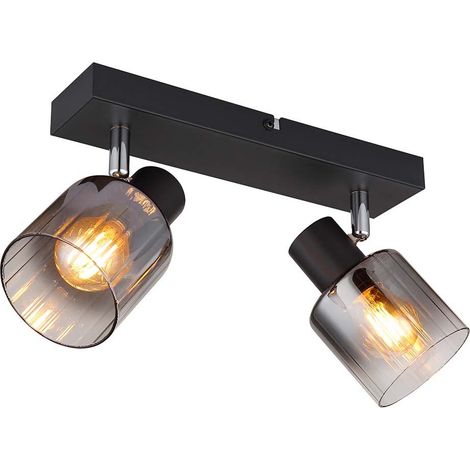 Deckenlampe Wohnzimmerleuchte Schlafzimmerlampe Spots beweglich 2 Flammig L 26cm