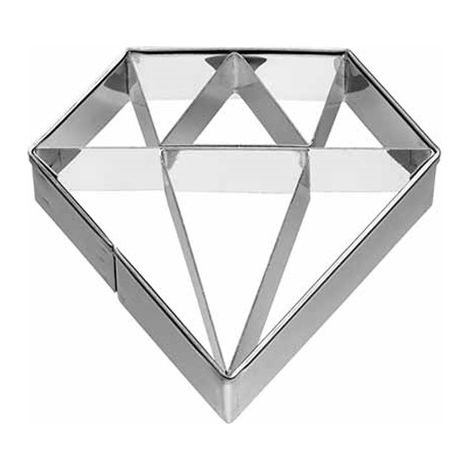 Cortador de galletas con forma de diamante de 6 cm / Birkmann