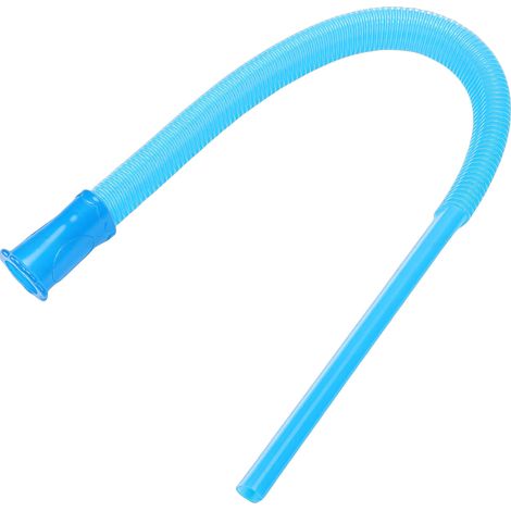 Tuyau de nettoyage pour conduit de sécheuse compatible avec la plupart des aspirateurs - Tuyau flexible pour nettoyeur de peluches de sécheuse bleu (1/5)