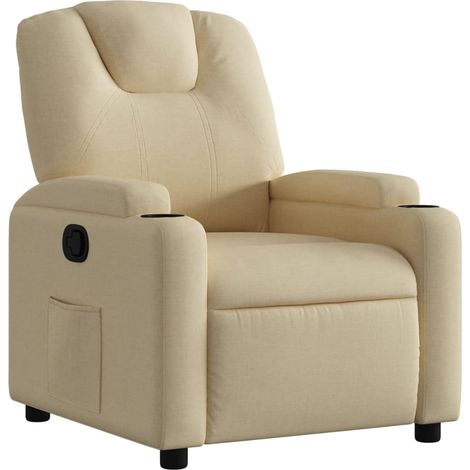 Maison Exclusive - Relaxsessel Creme Stoff
