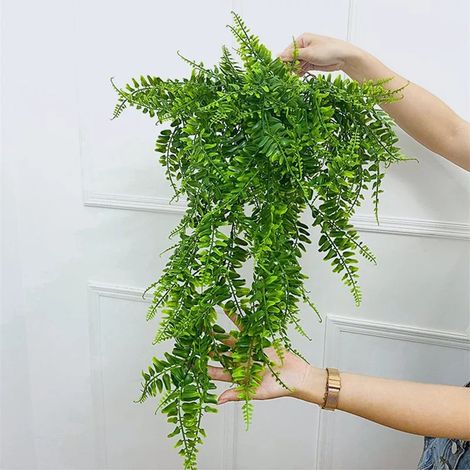 (J1) Jardinière murale en rotin tressé à la main, panier en rotin tressé, support pour plantes grimpantes, pot de jardin, jardinière murale (1/4)