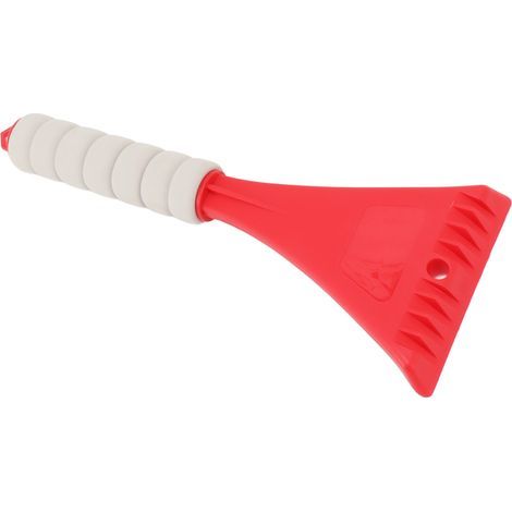 Tragbare EVA-Eisschaufel mit ergonomischem Griff und abgerundeten Ecken, ideal für Autowindschutzscheiben und verschneite Außenbereiche (rot). (1/5)