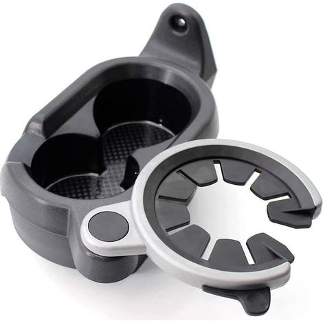 Support de Gobelet en Plastique Noir pour Console Centrale de Voiture (1/5)
